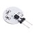 billige Bi-pin lamper med LED-0.5 W LED-spotpærer 75-85 lm G4 6 LED perler SMD 5050 Varm hvit 12 V