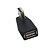 billige USB-kabler-Usb 2.0 Type A Han Til Usb Type A Kvinde (M / F) Ret Vinkel Adapter Sammenkobler