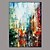 cheap Landscape Paintings-Oil Painting Hand Painted - Abstract Comtemporary Stretched Canvas