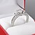 cheap Rings-Ring Synthetic Diamond Solitaire Silver Stainless Steel Zircon Cubic Zirconia Crown Love Ladies Luxury Bridal 5 6 7 8 9 / Women&#039;s