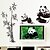 abordables Pegatinas de pared-doudouwo ® animales el panda y bambú pegatinas de pared