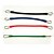 cheap Pilates-Latex Fitness Leg Exercise Stretch Pull Rope Set
