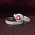 abordables Bagues-Laiton plaqué argent avec magnifique anneau de zircons femmes (plus de couleurs)
