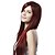 Χαμηλού Κόστους Συνθετικές Trendy Περούκες-Συνθετικές Περούκες Ίσιο Ίσια Με αφέλειες Περούκα Καφέ Λαμπερό Κόκκινο Συνθετικά μαλλιά 22 inch Γυναικεία Κόκκινο Καφέ hairjoy
