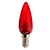cheap Light Bulbs-1pc 0.5 W 30 lm E14 LED Candle Lights C35 8 LED Beads Dip LED Decorative Red 100-240 V / RoHS