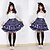 cheap Ethnic &amp; Cultural Costumes-Skirt Gothic Lolita Sweet Lolita Classic/Traditional Lolita Princess Cosplay Lolita Dress Purple Lace Sleeveless Medium Length Skirt For