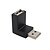 billige USB-kabler-USB2.0 Type A han til USB type A Kvinde (M / F) Op Angle Adapter Coupler