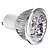 abordables Ampoules électriques-4 W 400 lm GU10 Spot LED 4 Perles LED Blanc Froid 85-265 V