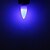 billiga Glödlampor-1st 0.5 W LED-globlampor LED-kronljus 30 lm E12 C35 6 LED-pärlor DIP-LED Dekorativ Blå 100-240 V / RoHs