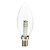levne Žárovky-1ks 3 W 180-210 lm E14 LED svíčky C35 25 LED korálky SMD 3014 Ozdobné Bílá 220-240 V / RoHs