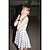 cheap Women&#039;s Dresses-Women’s Korean Style Sexy Strap Polka Dots Big Swing Wrap Dress