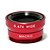 olcso Kiegészítők mobiltelefon-kamerákhoz-Universal Clip Lens Wide Angle + Macro + Fisheye Lens - Red