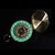 cheap Testers &amp; Detectors-Flip-Open Gold Plated noctilucent Pocket Compass