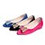 billige Flate sko til kvinner-Sko - Ull - Lav hæl - Komfort / Ballerina - Flate sko - Kontor og arbeid / Formell - Svart / Blå