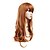 abordables Pelucas sintéticas de moda-Sin tapa larga Golden Blonde ondulado pelucas sintéticas