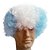 cheap Synthetic Wigs-Black Afro Wig Fans Bulkness Cosplay Christmas Halloween Wig Argentina Flag Wig 1pc/lot