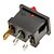 ieftine Întrerupătoare-Comutator basculant 3 pini pornit / oprit (roșu&amp;amp;negru, 6a, ac 250V / 10a, AC 125V)