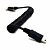 cheap Cable Organizers-Details About  80cm Spring Coiled USB 2.0 Male to Mini USB Data Sync Charger Cable
