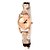 cheap Fashion Watches-Women&#039;s Luxury Watches Casual Watch Bracelet Watch Quartz Rose Gold Plated Black / White / Purple Imitation Diamond Analog Ladies Elegant - White Black Purple