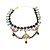 levne Módní náhrdelníky-Elonbo Black Crystal Vrstvy Style Vintage Gothic Lolita obojek obojek náhrdelník s přívěskem šperky