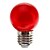 cheap LED Globe Bulbs-1pc 0.5 W LED Globe Bulbs E26 / E27 G45 7 LED Beads Dip LED Decorative Red 100-240 V / RoHS / CE Certified