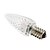 abordables Ampoules électriques-1pc 0.5 W 30 lm E12 Ampoules Bougies LED C35 6 Perles LED LED Dip Décorative Blanc 100-240 V / RoHs