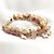 billige Religiøse smykker-Dame Charm-armbånd Clover Perle Armbånd Smykker Regnbue / Hvid Til Julegaver Fest Daglig Afslappet / Læder