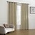 cheap Curtains Drapes-Two Panels Curtain Neoclassical , Solid Living Room Linen/Polyester Blend Material Curtains Drapes Home Decoration For Window
