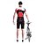 cheap Men&#039;s Clothing Sets-Mysenlan Men&#039;s Short Sleeve Cycling Jersey with Shorts - Red Bike Shorts Jersey Clothing Suit Breathable Quick Dry Sports Cotton Patchwork Mountain Bike MTB Road Bike Cycling Clothing Apparel