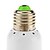 billige Elpærer-E26/E27 LED-stearinlyspærer C35 27 leds SMD 5050 Varm hvid 3000lm 3000KK Vekselstrøm 220-240V