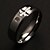 cheap Men&#039;s Jewelry-Men&#039;s Band Ring Stainless Steel Imitation Diamond Cross Personalized Luxury Fashion Christ Ring Jewelry For Christmas Gifts Party Daily Casual 8