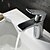 billige Armaturer til badeværelset-Moderne Udspredt Keramik Ventil Et Hul Enkelt håndtag Et Hul Krom, Håndvasken vandhane