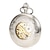 ieftine Ceasuri de Buzunar-Bărbați Ceas de buzunar ceas mecanic Mecanism manual Gravură scobită Aliaj Bandă Luxos Argint