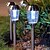 billige Pathway Lights &amp; Lanterns-1pc Dekorations Lys Soldrevet / Batteri Genopladelig / Vandtæt