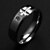 cheap Men&#039;s Jewelry-Men&#039;s Band Ring Stainless Steel Imitation Diamond Cross Personalized Luxury Fashion Christ Ring Jewelry For Christmas Gifts Party Daily Casual 8