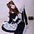 billige Lolitakjoler-Wa Lolita Tradisjonell Blonde Satin Dame Japansk Kimono Cosplay Dikter Langermet Medium Lengde kostymer