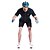 ieftine Seturi de îmbrăcăminte pentru bărbați-Mysenlan Bărbați Manșon scurt Jerseu Cycling - Galben Albastru Bicicletă Jerseu Topuri Rezistent la Vânt Respirabil Uscare rapidă Sport Bumbac 100% Poliester Îmbrăcăminte / Înaltă Elasticitate