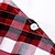 baratos Blusas e Camisas de mulher-Veri Gude ® Women&#039;sTurn-Down Collar Asymmetric manga curta emenda Camisa Xadrez