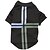 preiswerte Hundekleidung-Katze Hund T-shirt Nationalflagge Hundekleidung Welpenkleidung Hunde-Outfits Schwarz Kostüm für Mädchen und Jungen Hund Terylen XS S M L