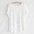 abordables Camisetas de mujer-Camiseta Estampado Manga Corta Tops Blanco