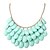 levne Módní náhrdelníky-JANE STONE Turquoise módním Bubble náhrdelník