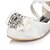 abordables Chaussures filles-Fille Chaussures Satin Printemps été Confort Ballerines Fleur en Satin / Fleur pour Ivoire / Blanc / Mariage / Mariage / Gomme