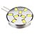 cheap Light Bulbs-LED Spotlight 450 lm G4 9 LED Beads SMD 5730 Cold White 12 V