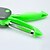 billige Frugt- og grøntredskaber-Boxin Double Blades Unfoldable Peeler for multifunctions, Assorted Grøn og Grå Farve