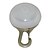 abordables Colliers, harnais et laisses pour chiens-EasyCat LED 3-Modes de Flash sur la sécurité Pet Tag / Pendant / Keychain-Blanc