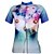 cheap Women&#039;s Cycling Clothing-ILPALADINO Women&#039;s Short Sleeve Cycling Jersey Summer Polyester Floral Botanical Funny Plus Size Bike Jersey Top Mountain Bike MTB Road Bike Cycling Ultraviolet Resistant Quick Dry Breathable Sports