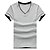levne Pánská tílka a topy-pánské v krční límec jednobarevné krátký rukáv t-shirt