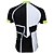 ieftine Îmbrăcăminte de ciclism pentru femei-ILPALADINO Bărbați Manșon scurt Jersey de ciclism Vară Poliester Negru Bicicletă Jerseu Topuri Rezistent la Ultraviolete Uscare rapidă Respirabil Sport Îmbrăcăminte / Înapoi de buzunar