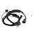 levne Vysílačky-3,5 mm + 2,5 mm Walkie Talkie Flexibilní Throat řízené sluchátka - Black