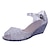 preiswerte Damenschuhe-Rubber Frauen Keilabsatz Peep Toe Sandalen Schuhe (weitere Farben)